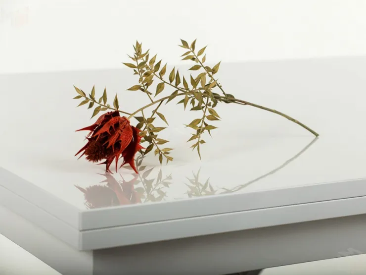 Стол-трансформер Cross Gls G15/S64 Белый глянец/опоры белые