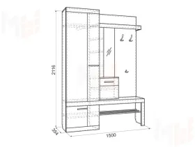 Прихожая Алекс