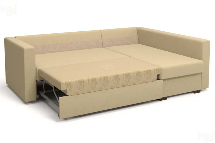 Угловой Диван Джессика 2 бежевый (правый)