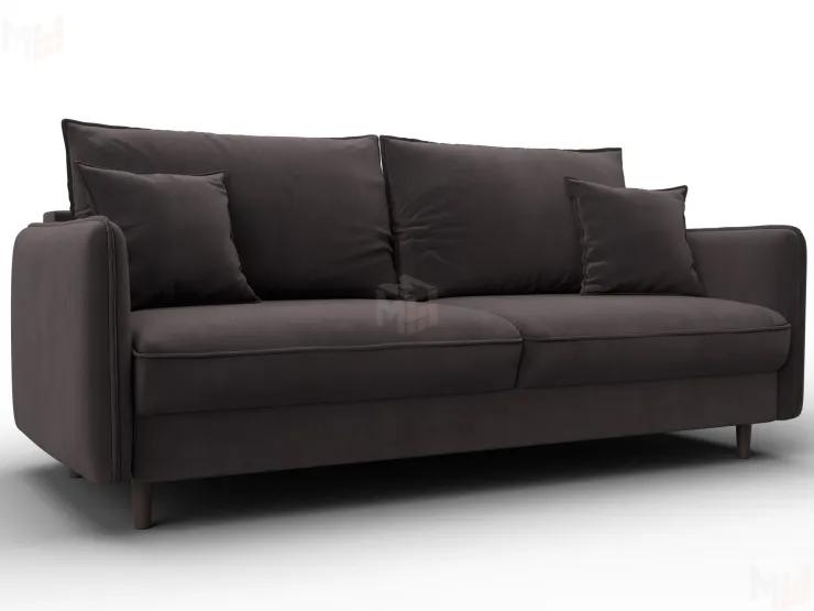 Диван прямой Лига-064 НПБ ( SEVEN 727 коричневый )