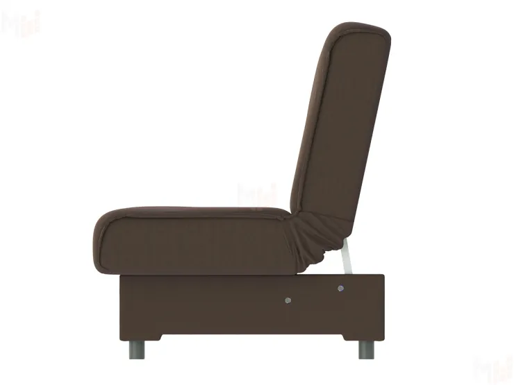 Диван книжка Фаворит велюр 24 коричневый