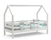 Кровать с надстройкой Соня (Белый)