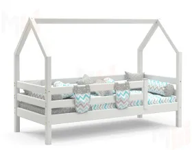 Кровать с надстройкой Соня (Белый)