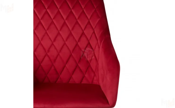 Кресло поворотное Барли Confetti bordo/белый