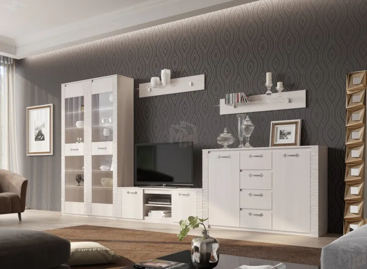 Гостиная Элана-1 Бодега белая