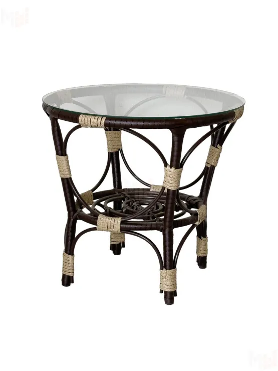 Комплект Багама Дуэт с полными бежевыми подушками (полиротанг)