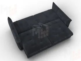 Диван прямой Лига-100 НПБ ( TOWER 11 темно-серый )