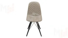 Стул Шерри К3 Черный муар, Велюр Confetti Smoke