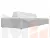 Диван прямой модульный Монс лофт ( GRIFON 01 белый )