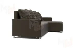 Угловой диван Челси (ромбы коричневый)