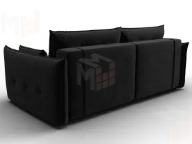 Диван прямой Лига-100 НПБ ( SEVEN 35 черный )