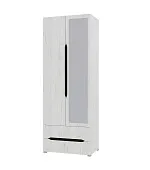 Шкаф Вега 2-х створчатый с ящиком/зеркало (прованс)