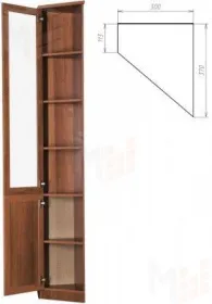 Шкаф для книг 209 (концевой)