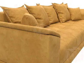 Диван прямой НордСтар НПБ ( BRUT 10 желтый )