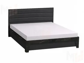 Кровать Айрис 307 Люкс (1600) Антрацит/Креатель