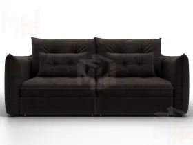 Диван прямой Лига-100 НПБ ( BRUT 17 коричневый )