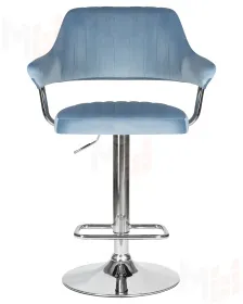 Стул барный DOBRIN CHARLY (пудрово-голубой велюр (MJ9-74))