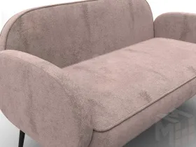 Диван прямой Лига-086 ( TOWER 05 бежевый )