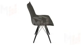 Стул Фэнди К3 Черный муар, Велюр Confetti Stone