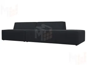 Диван прямой модульный Монс Модерн правый ( JOLY 16 темно-серый )