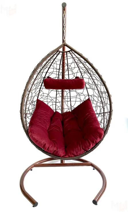 Подвесное кресло «КРИТ», цвет: коричневый