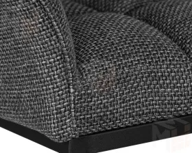 Стул барный DOBRIN LUCAS (серая ткань (F-22))