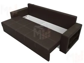 Диван прямой Дубай Лайт ( Коричневый )