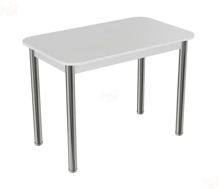 Стол раздвижной Премьер (Белый, ноги прямые)