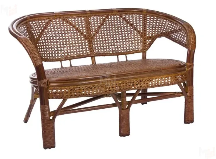 Диван из ротанга «Пеланги» двухместный с подушкой