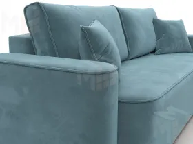 Диван прямой Лига-118 НПБ ( SEVEN 113 бирюзовый )