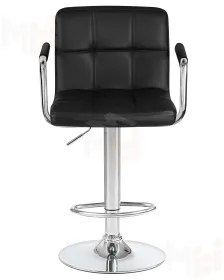 Стул барный DOBRIN KRUGER ARM (чёрный)