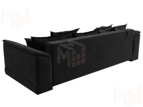 Диван прямой НордСтар НПБ ( SEVEN 35 черный )