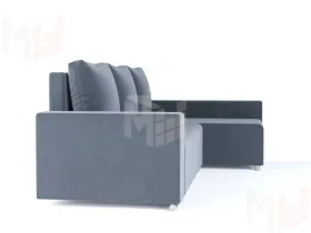 Угловой диван-кровать Маркиз Темно-серый