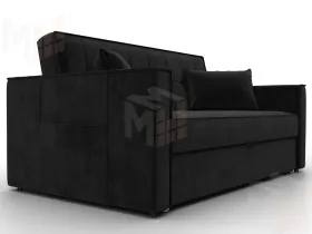 Диван прямой Лига-104 (140) ( SEVEN 35 черный )