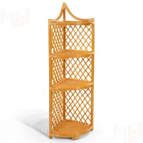 Этажерка угловая из ротанга 09/23