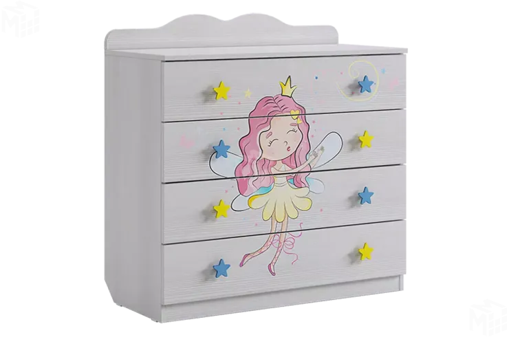 Комод Чудо  белый рамух