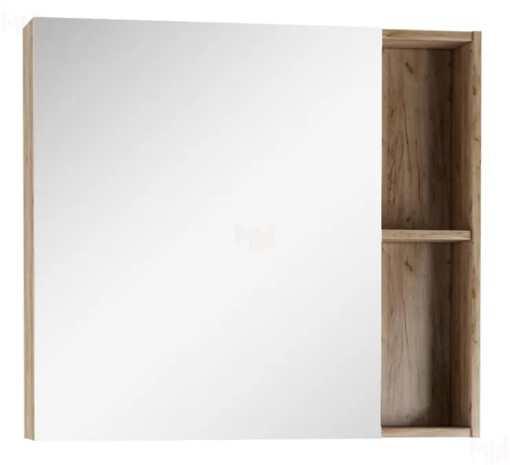 Шкаф-зеркало Craft 80 левый/правый Домино