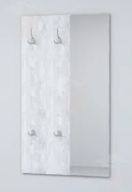 Вешалка с Зеркалом ВЗ-1 Эго Бетон Светлый