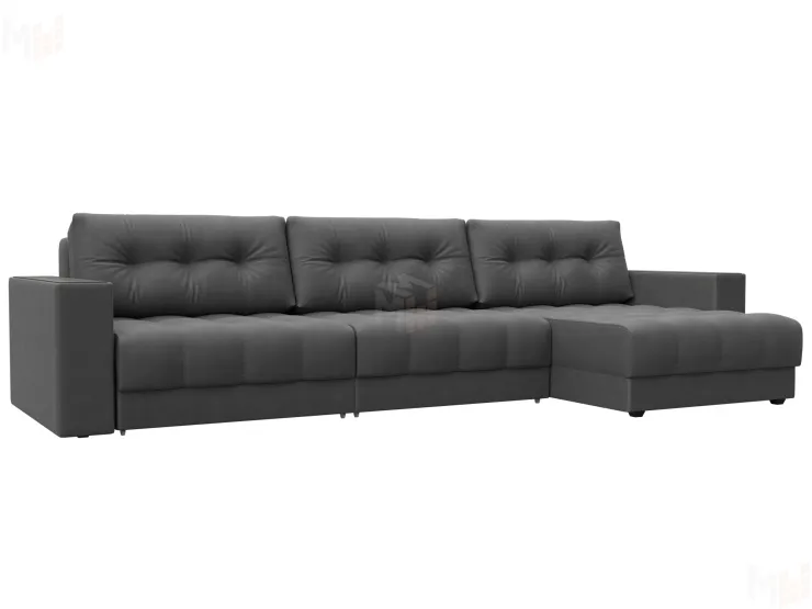 Диван угловой с декором Лига-049 НПБ Лонг