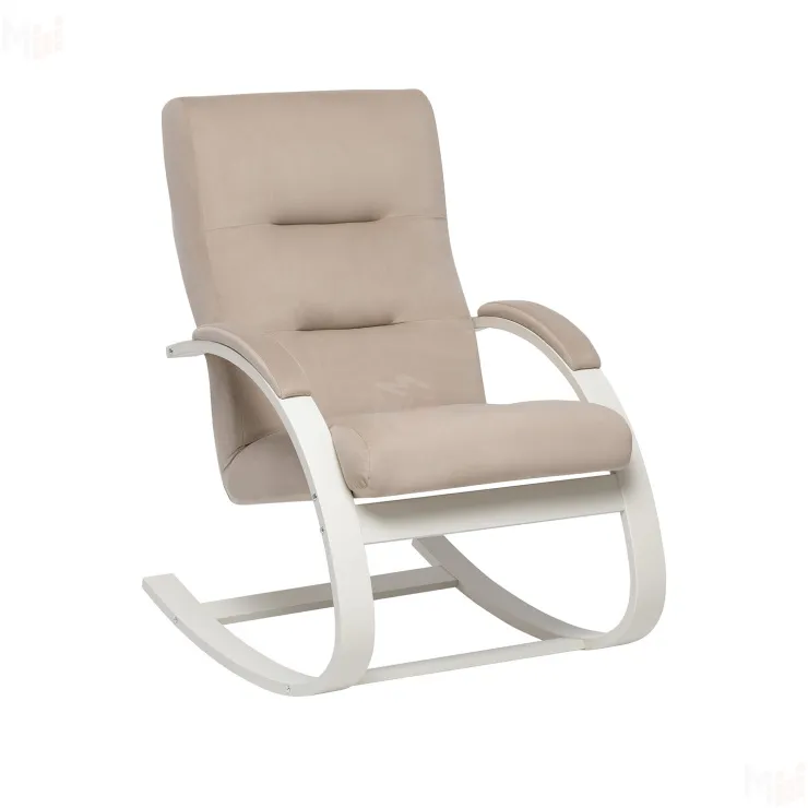 Кресло-качалка Leset Милано (Слоновая кость/V18 бежевый)