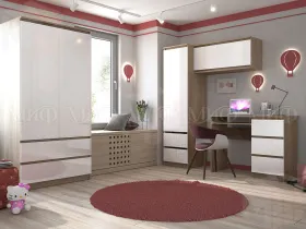 Шкаф Челси 2-х ств (белый)