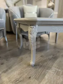 Столик прямоугольный Мокко серый камень