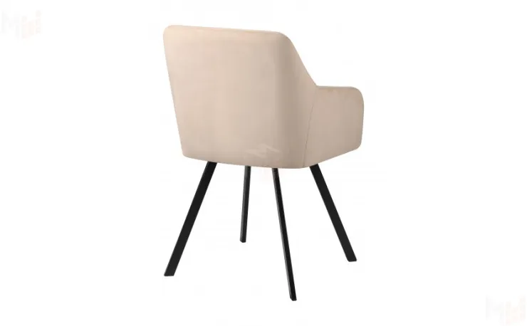 Кресло поворотное Барли Confetti cream/черный