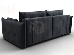 Диван прямой Лига-100 НПБ ( TOWER 11 темно-серый )