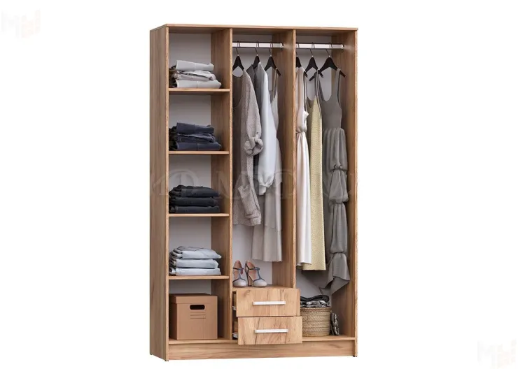 Шкаф Мартина 3-х створчатый (дуб крафт/графит)