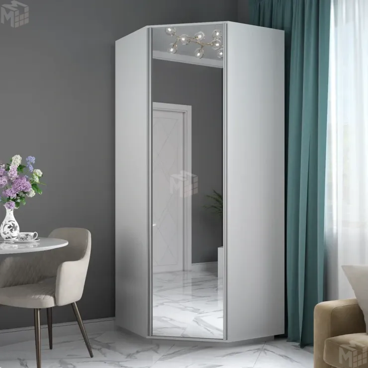 Шкаф угловой  Экспресс с зеркалом