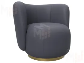 Кресло Лига-072 ( экокожа GRIFON 15 серый )