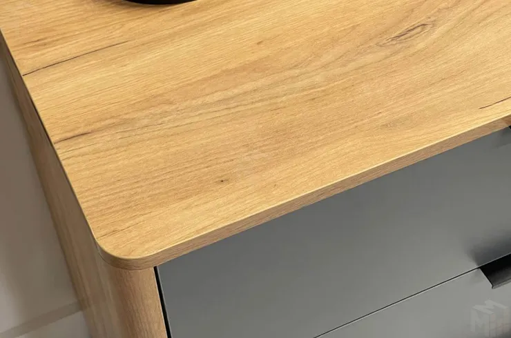 Комод Адам дуб крафт золотой/графит