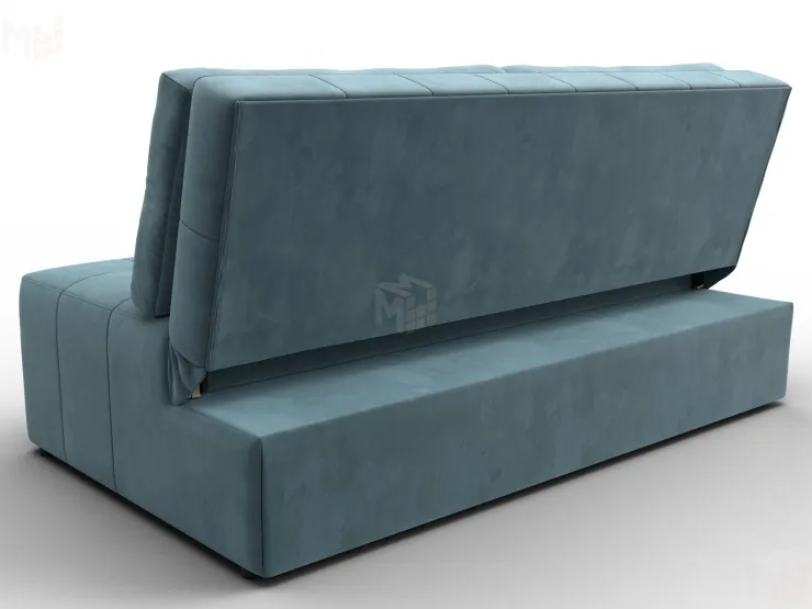 Диван прямой Лига-107 (160) ( SEVEN 113 бирюзовый )