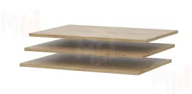 Полки для шкафа двухстворчатого МСП 1  Дуб Золотой